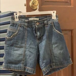 Tommy Hilfigure midi jean shorts, womens